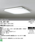 ODELIC ǥå LED 󥰥饤 OL251431