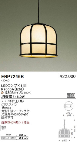 ƣ ENDO LED ڥ  ERP7246B ᥤ̿