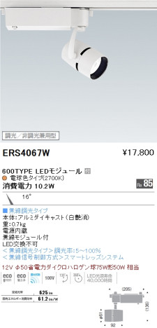 ƣ ENDO LED ݥåȥ饤 ERS4067W ᥤ̿