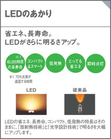 Panasonic LED ƥꥢȥɥ LGW51627LE1 ̿3