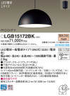 Panasonic LED ڥȥ饤 LGB15172BK