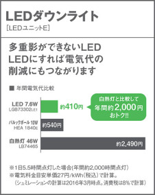 Panasonic LED 饤 LGB73505LB1 ̿4