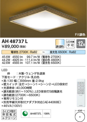 β Koizumi ߾ AH48737L