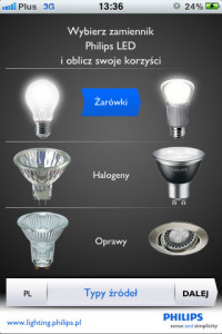 Philips LED switch for iPhone app