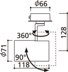 ODELIC�����ݥåȡ��֥饱�åȡ�OS256003/OS256004