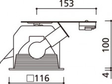 ODELIC ǥå OD062584 OD062584 饤 Ǯ ߥ˥ץȥ  ѥ֥å|ץ饤١|ư| 饤 SGI Ǯ
