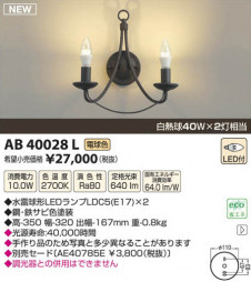 �������߾��� KOIZUMI LED�֥饱�å� AB40028L ���β���