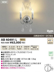 �������߾��� KOIZUMI �����֥饱�å� AB40491L ���β���