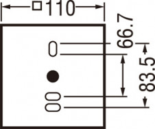 ODELIC �����ǥ�å� LED �֥饱�å� OB255077LD �̿�2