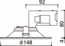 ODELIC �����ǥ�å� LED ������饤�� OD261727 �̿�3
