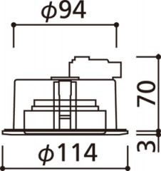 ODELIC �����ǥ�å� LED ������饤�� OD361002ND �̿�3