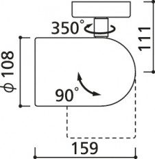 ODELIC �����ǥ�å� LED ���ݥåȥ饤�� OS256238BC �̿�5