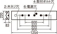ODELIC �����ǥ�å� �١����饤�� XL251644P1A �̿�1