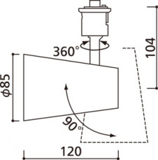 ODELIC �����ǥ�å� ���ݥåȥ饤�� OS256136ND �̿�3