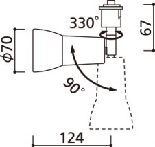 ODELIC �����ǥ�å� ���ݥåȥ饤�� OS256142ND �̿�3