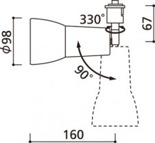 ODELIC �����ǥ�å� ���ݥåȥ饤�� OS256152ND �̿�3