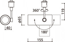 ODELIC ǥå ݥåȥ饤 OS256288 ̿2