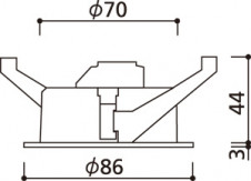ODELIC �����ǥ�å� ������饤�� OD262326 �̿�3