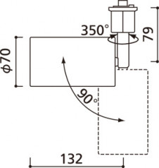 ODELIC �����ǥ�å� ���ݥåȥ饤�� OS256060LC �̿�4
