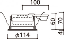 ODELIC �����ǥ�å� ������饤�� OD361470BC �̿�5