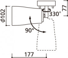ODELIC �����ǥ�å� ���ݥåȥ饤�� OS256163BC1 �̿�6