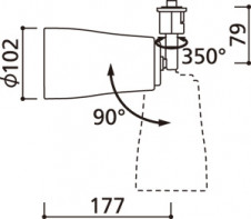ODELIC �����ǥ�å� ���ݥåȥ饤�� OS256164LC1 �̿�6