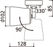 ODELIC �����ǥ�å� ���ݥåȥ饤�� OS256646 �̿�3