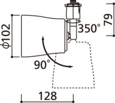 ODELIC �����ǥ�å� ���ݥåȥ饤�� OS256647BC �̿�6