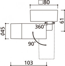 ODELIC �����ǥ�å� ���ݥåȥ饤�� OS256666 �̿�6