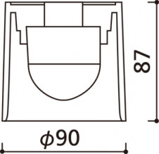 ODELIC �����ǥ�å� ����������󥰥饤�� OL251869BC �̿�5