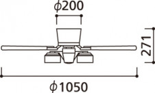 ODELIC �����ǥ�å� ������󥰥ե��� WF208LC �̿�5