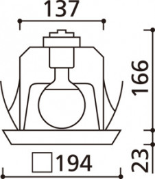 ODELIC �����ǥ�å� ������饤�� OD060120ND �̿�3