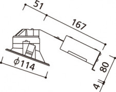 ODELIC �����ǥ�å� ������饤�� OD261298 �̿�3