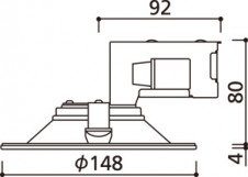 ODELIC �����ǥ�å� ������饤�� OD261727P1 �̿�3