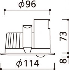 ODELIC �����ǥ�å� ������饤�� OD261905 �̿�5