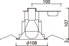 ODELIC �����ǥ�å� ������饤�� OD262020LC �̿�4