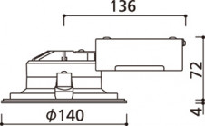 ODELIC �����ǥ�å� ������饤�� OD361090 �̿�3
