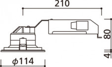 ODELIC �����ǥ�å� ������饤�� OD361140BC �̿�5