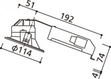 ODELIC �����ǥ�å� ������饤�� OD361143BC �̿�5
