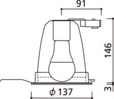 ODELIC �����ǥ�å� ������饤�� OD361147BR �̿�5