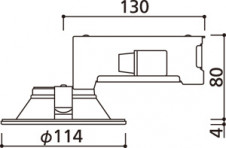ODELIC �����ǥ�å� ������饤�� OD361164 �̿�3