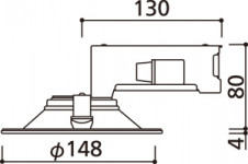 ODELIC �����ǥ�å� ������饤�� OD361173 �̿�3