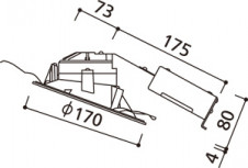 ODELIC �����ǥ�å� ������饤�� OD361252 �̿�3