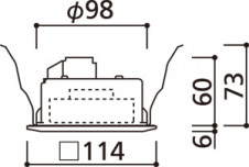 ODELIC �����ǥ�å� ������饤�� OD361323PC �̿�4