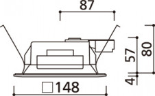 ODELIC �����ǥ�å� ������饤�� OD361336WD �̿�3