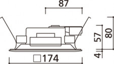 ODELIC �����ǥ�å� ������饤�� OD361342BC �̿�5