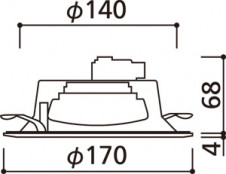 ODELIC �����ǥ�å� ������饤�� OD361364WD �̿�3