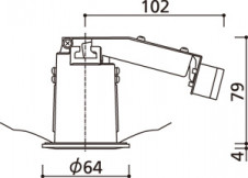 ODELIC �����ǥ�å� ������饤�� OD361395BC �̿�5