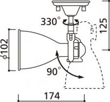 ODELIC �����ǥ�å� ���ݥåȥ饤�� OS047255ND �̿�4