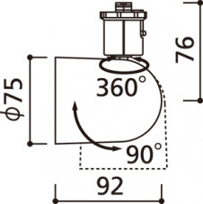 ODELIC ǥå ݥåȥ饤 OS256404 ̿3